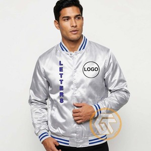 Customized Winter Phi Beta Satin Embroidered Quilted Varsity Jacket Breathable Stand Greek Apparel Sigma <b>Men</b> Polyester/Cotton - Product Image 4