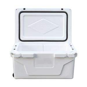 Scatola di raffreddamento 65QT bianco per campeggio pesca all'aperto e conservazione della birra blu ghiacciaia - Product Image 6