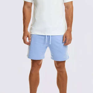 กางเกงขาสั้นออกกำลังกายผู้ชายคุณภาพสูง ผ้าคอร์ดูรอยโพลีเอสเตอร์ 100% สีพื้น ระบายอากาศได้ดี เป็นมิตรกับสิ่งแวดล้อม  ย้อมสีเรียบ  โลโก้สั่งทำได้ เอวกลาง ทรงลำลอง - Product Image 3