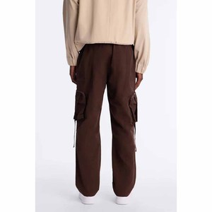 Women's High Waisted Cargo Sweatpants Casual Baggy <b>Joggers</b> with <b>Wide</b> <b>Leg</b> and Pockets - Product Image 2