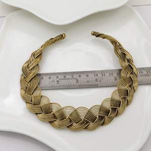 925 Silver Braided Choker Necklace Classic Unisex <b>Rope</b> <b>Chain</b> Design Everyday Wear Jewelry - Product Image 3