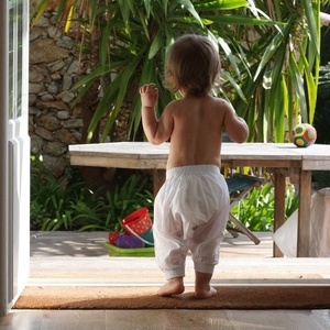 Vêtements d'été en coton smocké pour fille, tenue décontractée, pour femme, Mini Frock, rose, avec jolie broderie de bourgeon de rose - Product Image 3