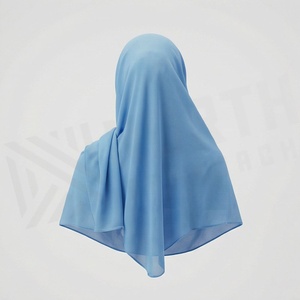 Hiyab de Chifón de Color Sólido para Mujer, Transpirable, para Uso Diario, Pañuelo Étnico de Oriente Medio - Product Image 2