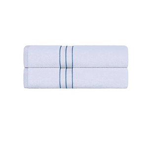 Serviettes de bain en coton blanc de qualité supérieure, couleur unie, rectangulaires, moelleuses, tissées, lavables en machine, pour usage domestique, taille adulte, unisexes - Product Image 2