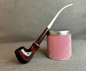Pipa de Fumar de Madera Premium Hecha a Mano, Pipa de Tabaco Rústica Vintage, Pieza Coleccionable de Madera, Pipa de Fumar de Madera de Lujo - Product Image 5