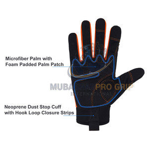Guantes Mecánicos Premium Resistentes al Calor, Antideslizantes, Duraderos, Transpirables, Diseño en Nailon/Cuero, Opciones Personalizables - Product Image 5