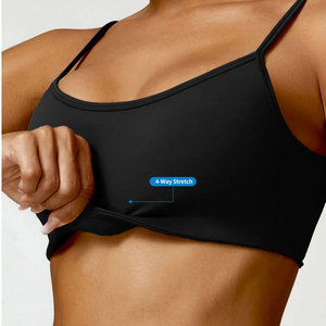 Soutien-gorge de sport léger pour femme avec logo personnalisé, ensemble de vêtements de sport, fitness, yoga, leggings et tenue de gym - Product Image 3