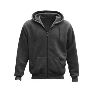 2026 Top Trending High Quality 100% Cotton Autumn Casual Zipper-Up Knitted Hoodie Embroidered Customizable Color Logo Designs - Product Image 5