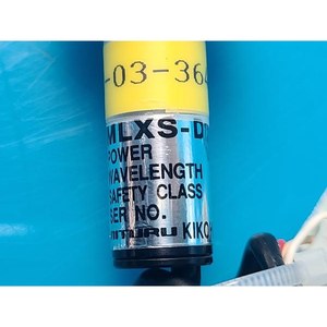 Módulo de Diodo Láser Rojo MITURU KIKOHGIKEN 670 nm MLXS-D12-670-3 con Guía de Movimiento Lineal, Usado como Equipo Semiconductores Legacy - Product Image 1
