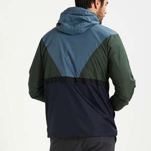 เสื้อแจ็คเก็ตวินด์เบรกเกอร์ผ้าแคนวาสวินเทจ Unisex Anrok ขายดี ซิป ¼  แบบมีฮู้ด น้ำหนักเบา กันน้ำ ระบายอากาศได้ดี มีหลายสี - Product Image 2