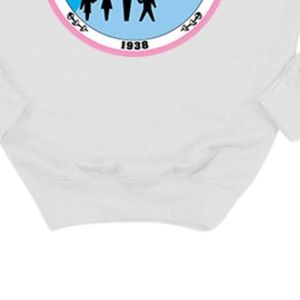 T-shirt blanc à manches longues et col rond avec motif graphique en vinyle, vêtement décontracté pour tous les jours, streetwear confortable, haut de gamme pour un style de vie décontracté - Product Image 6