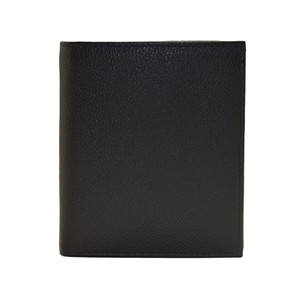 <b>Men's</b> Genuine Leather Slim Fold <b>Wallet</b> RFID Blocking Minimalist Design <b>Black</b> Short Bifold Daily Use - Product Image 1