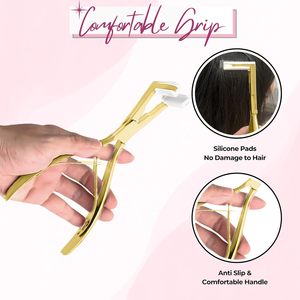 Juego de Herramientas Profesionales para el Cabello: Alicates de Acero Inoxidable de Alta Calidad para Extensiones, Tijeras y Agujas de Crochet - Product Image 5