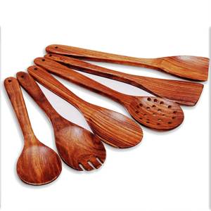 Juego de utensilios para ensalada hechos en India, ecológicos, aptos para lavavajillas, para cocina casera. - Product Image 2