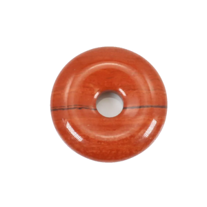 Donuts en cristal naturel, pierre de jaspe rouge, pierre précieuse, pierre de cristal, pierres de guérison Reiki, agate - Product Image 4