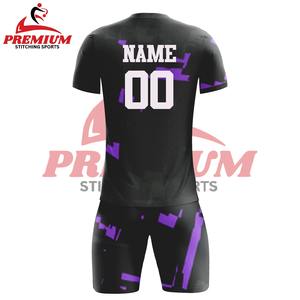 Uniforme de Fútbol Unisex de Primera Calidad, Personalizado, con Logotipo OEM, de Manga Corta, Transpirable, de Color Sólido, 100% Poliéster - Product Image 2