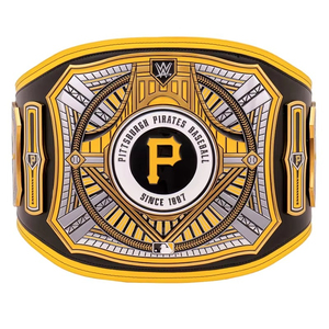 Ceinture de championnat personnalisée des Pirates de Pittsburgh, haute qualité, poids lourd, logo personnalisé, doublure en cuir, taille haute, unisexe - Product Image 1