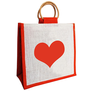 จำหน่ายส่ง กระเป๋าผ้ากระสอบพิมพ์ลาย พร้อมหูหิ้วแข็งแรง ย่อยสลายได้ นำกลับมาใช้ใหม่ได้ เหมาะสำหรับใช้ในงานส่งเสริมการขาย มีจำหน่ายแล้ว - Product Image 4