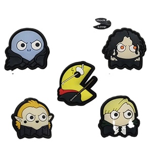 Nuevo diseño 3D bordado Flor de sarga Anime Iron-On tela mochila parches para bolsos y ropa - Product Image 3