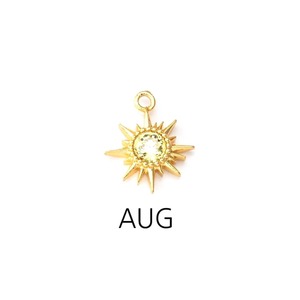 Handmade Sunburst Peridot Pendant August Birthstone <b>Charm</b> Gold Plated Crystal Gemstone Necklace <b>Charm</b> for Jewelry Making Women - Product Image 1