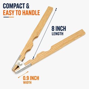 Soporte de Anillos de Madera Básico de 8 Pulgadas, Herramienta para Trabajar Joyería con Bloqueo de Acero Zetomed Pro - Product Image 5