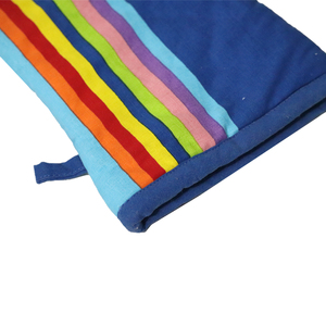 Guantes de Cocina Hechos a Mano, Modernos, de Algodón Suave, con Estampado de Rayas, Resistentes al Calor, Ecológicos, Aptos para Lavavajillas - Product Image 2