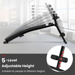Panca Pieghevole Moderna per Addominali, Attrezzatura da Palestra Sicura, Panca per Manubri/Pesi per Allenamento, Panca Pieghevole per Panca Piana - Product Image 4