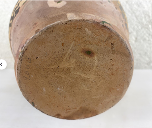 Jarra de Terracota Italiana Antigua, Estilo Apuliano con Esmalte Salpicado, Recipiente para Agua o Vino, Cerámica Rústica Vintage, Decoración para el Hogar, Adorno para la Cocina - Product Image 4