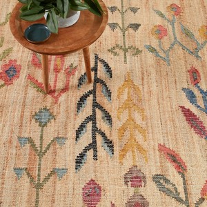 Tapis en jute de qualité supérieure, tissé à la main, écologique, durable, réversible, style bohème, en fibres naturelles, vente en gros - Product Image 6