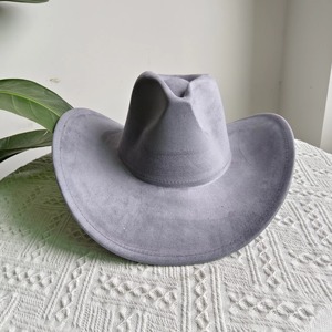 Sombrero de Vaquero de Gamuza Personalizado, Nuevo Sombrero para Hombre y Mujer, Estilo Casual para Fiesta, Sombrero de Vaquero de Ala Ancha - Product Image 3