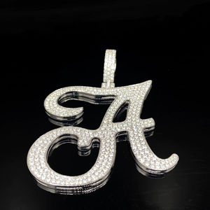 Pendentif Couronne Hip Hop Trap Personnalisé en Acier Inoxydable avec Diamants CZ Glacés - Product Image 1