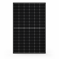 Panneau solaire monocristallin HJT PERC 450W à haute efficacité, module PV demi-cellule pour système solaire résidentiel sur toiture