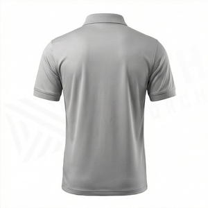 เสื้อโปโลผู้ชายไซส์ใหญ่ คอตตอน พลัสไซส์ บริการ OEM คอตั้ง แขนสั้น สตรีทแวร์ แอคทีฟแวร์ เสื้อท่อนบน สีตามสั่ง ทรงพอดีตัว - Product Image 2