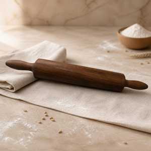 Rouleau à pâtisserie en bois robuste pour usage commercial en boulangerie - Product Image 3