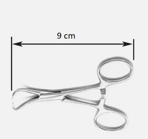 Pinzas para toallas de alta calidad con mandíbulas de bola y encaje de 4 pulgadas y bloqueo de trinquete, de acero alemán, tipo Backhaus, en venta. - Product Image 2