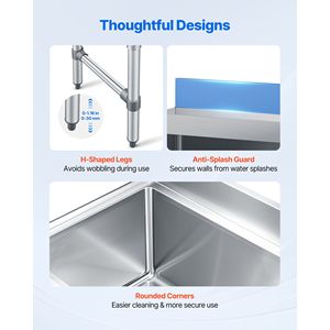 Contenitore Refrigerante in Acciaio Inox 24x24x33 con Capacità Massima di 79,9 Qt e Coperchio Scorrevole per Cucine Commerciali - Product Image 5
