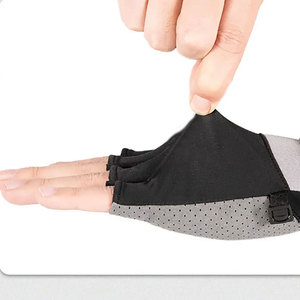 Gants de pêche demi-doigts pour hommes et femmes, protection solaire anti-uv, gants sans doigts pour la pêche, le canoë, la pagaie, la voile - Product Image 2