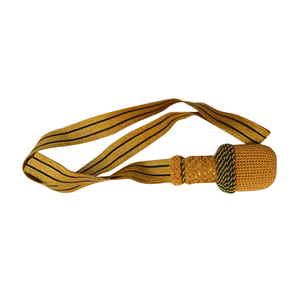 Nouvel Arrivage : Équipement de Défense Personnelle Professionnel Wallow Embroidery Works – Tresse en Mylar Dorée, Noire et Verte pour Nœuds d'Épée - Product Image 1