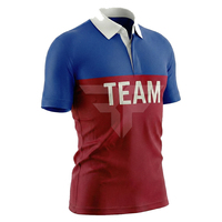 Chemises de golf pour hommes décontractées de haute qualité, imprimées par sublimation avec logo personnalisé, en coton et fibre de bambou, grande taille, manches courtes, séchage rapide
