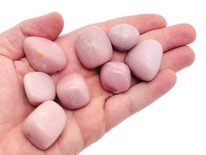 Pierres de Rhodochrosite naturelle rose, polies à la main, pour la décoration de la maison ou de la table ou la méditation - Product Image 3