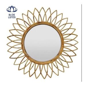 Miroir en rotin tressé de haute qualité 2026 – Décoration murale artisanale pour améliorer la réflexion de la lumière et sublimer l'intérieur de la chambre - Product Image 1