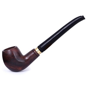 Pipe à fumer en bois faite à la main, forme naturelle, rustique, durable, objet d'art, objet de collection, pipe à cigares par Curio Craft India - Product Image 1