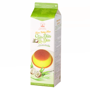Mejor Precio al por Mayor, Suministro para Exportación, Crema No Láctea para Repostería, OEM/ODM, HALAL, Crema de Huevo de Coco Pandan, Crema de Huevo sin Cocinar, 1KG, Dulce - Product Image 1