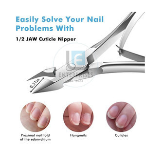 Coupe-ongles en acier inoxydable de haute qualité, lame courbée, durable, ouverture large, fabriqué au Pakistan, emballage personnalisable - Product Image 5