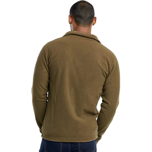 Veste polaire légère coupe-vent éco-responsable à col montant pour homme, personnalisable avec logo frontal - Fabricant OEM de marques privées - Product Image 3