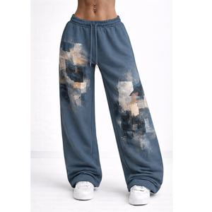 Pantalones deportivos para mujer, cintura elástica, tela suave y elástica, perfectos para entrenamientos, uso casual y comodidad diaria. - Product Image 3