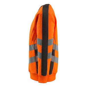 Hi Vis High Visibility Zip <b>Pouch</b> Sweatshirt Hooded Jumper Fleece Workwear Hoodie Genuine Premium Quality Sustainable Washable - Product Image 2