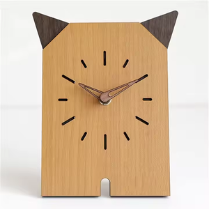 Stylish Modern Wooden Clocks for Kids - Vietnam's Hot Sale <b>Desktop</b> <b>Stand</b> Clocks for Home Decor and Gifts - Product Image 2