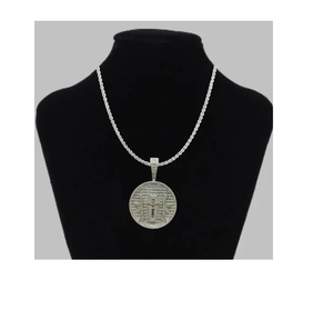 Pendentif unisexe tendance en moissanite plaqué or rose, style hip-hop, en argent sterling 925, taille brillant, bijou de luxe, cadeau idéal - Product Image 3