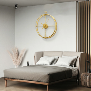 Luxury <b>Large</b> Metal Wall <b>Clock</b> Creative Traditional Design for Living Room Home Office Bedroom and Wall Decoration At Cheap Price - Product Image 4